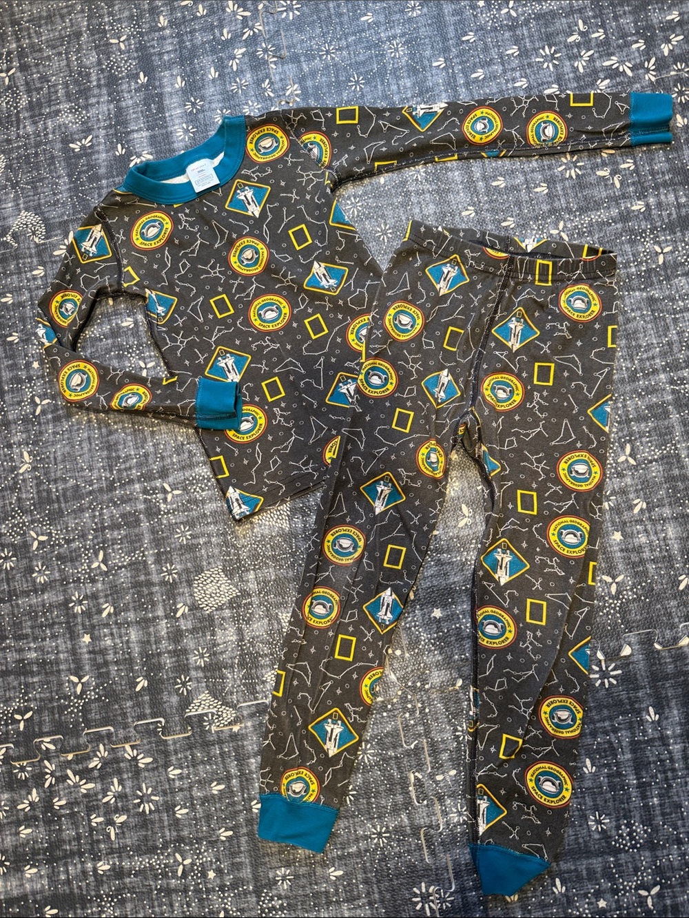 Hanna 6-7 National Geographic Space Explorer Long Johns
